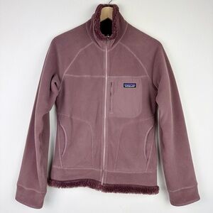 Patagonia Rose Pink Reversible Fleece Jacket